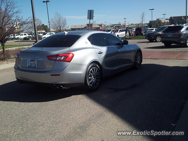 Maserati Ghibli spotted in Castle Pines, Colorado