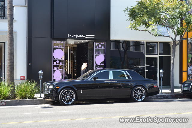 Rolls-Royce Phantom spotted in Beverly Hills, California