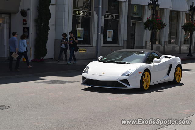Lamborghini Gallardo spotted in Beverly Hills, California