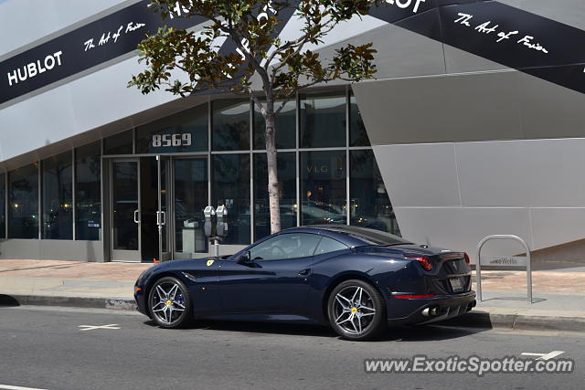 Ferrari California spotted in Hollywood, California