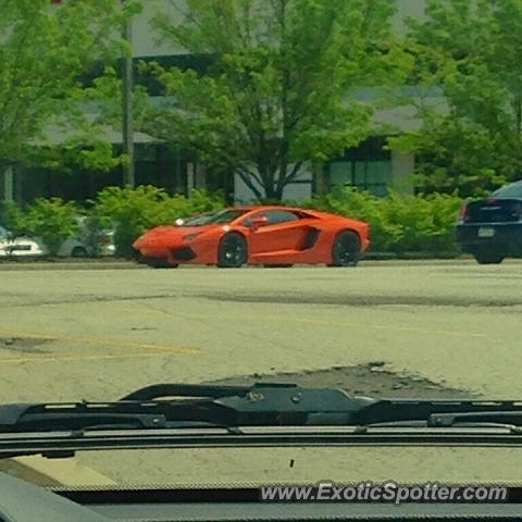 Lamborghini Aventador spotted in Pittsburgh, Pennsylvania