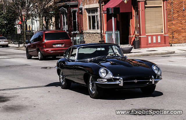 Jaguar E-Type spotted in Covington, Kentucky
