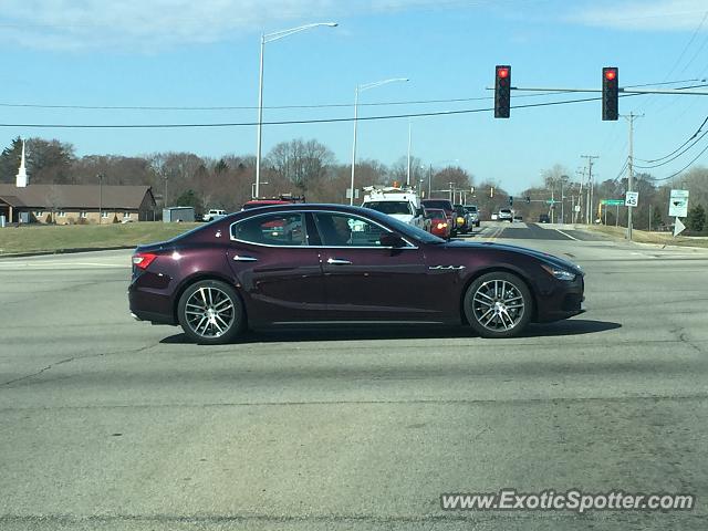 Maserati Ghibli spotted in Fox lake, Illinois
