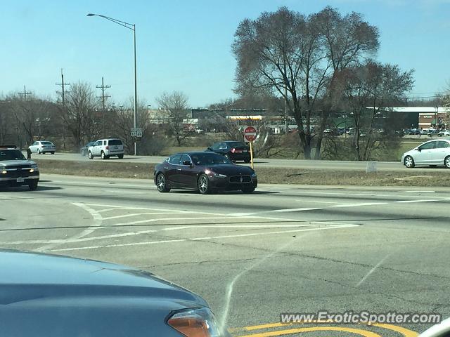 Maserati Ghibli spotted in Fox Lake, Illinois
