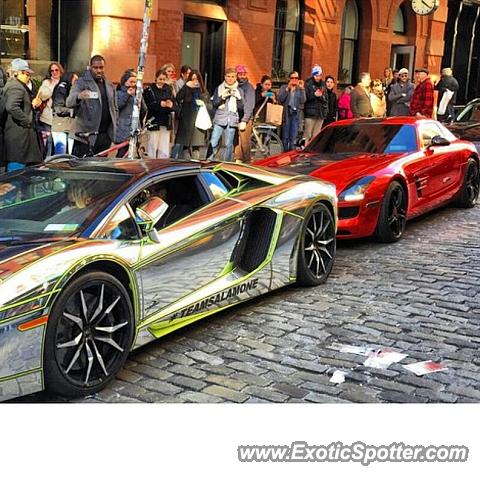 Mercedes SLS AMG spotted in NYC, New York