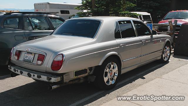 Bentley Arnage spotted in Teton Village, Wyoming