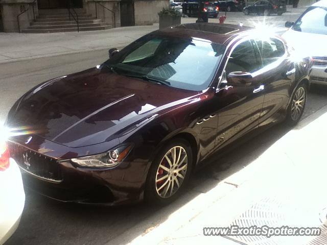 Maserati Ghibli spotted in Chicago, Illinois