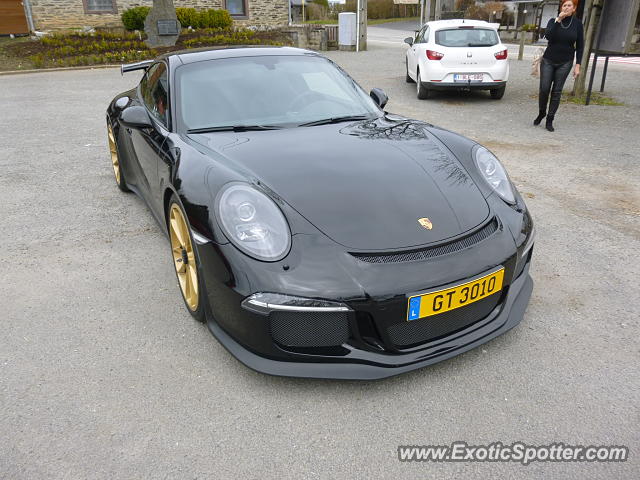 Porsche 911 GT3 spotted in Nadrin, Belgium