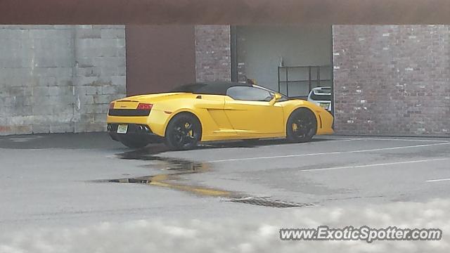 Lamborghini Gallardo spotted in Newark, New Jersey