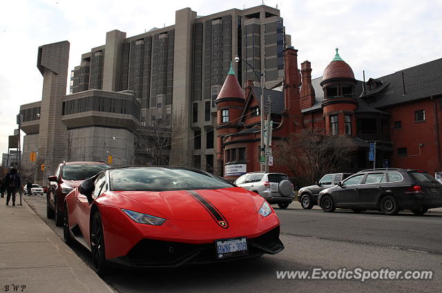 Lamborghini Huracan spotted in Toronto, Canada