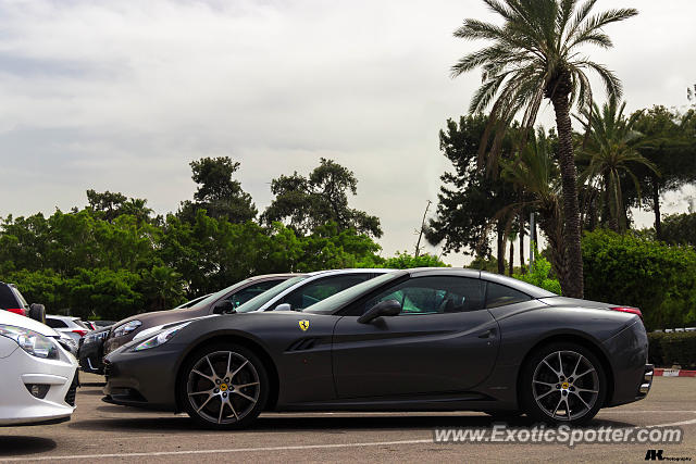 Ferrari California spotted in Tel Aviv, Israel