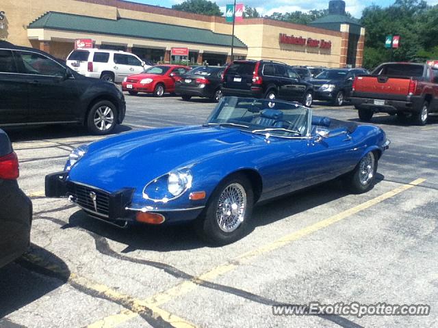Jaguar E-Type spotted in Delafield, Wisconsin