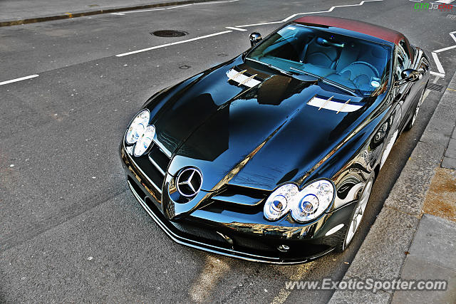 Mercedes SLR spotted in London, United Kingdom