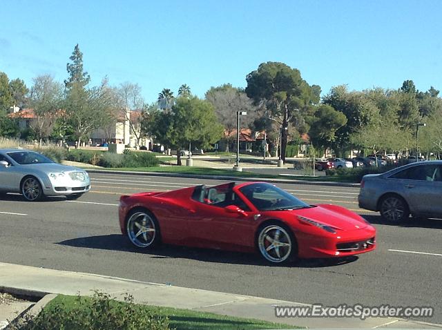 Ferrari 458 Italia spotted in Scottsdale, Arizona