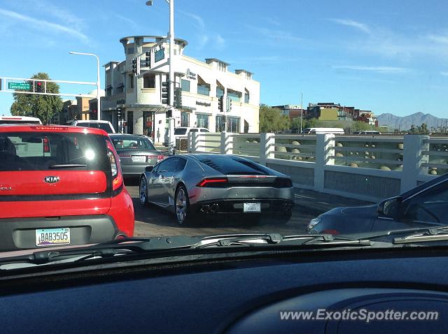 Lamborghini Huracan spotted in Scottsdale, Arizona