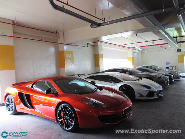 Mclaren MP4-12C spotted in Jakarta, Indonesia