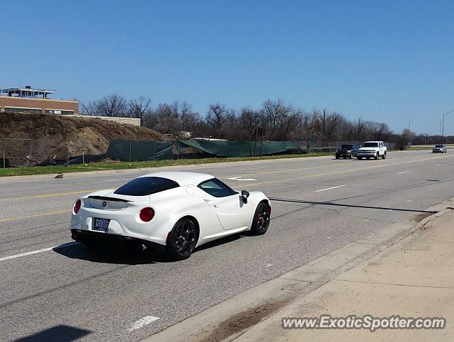 Alfa Romeo 4C spotted in Hinsdale, Illinois