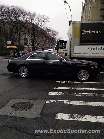 Rolls-Royce Ghost spotted in Manhattan, New York