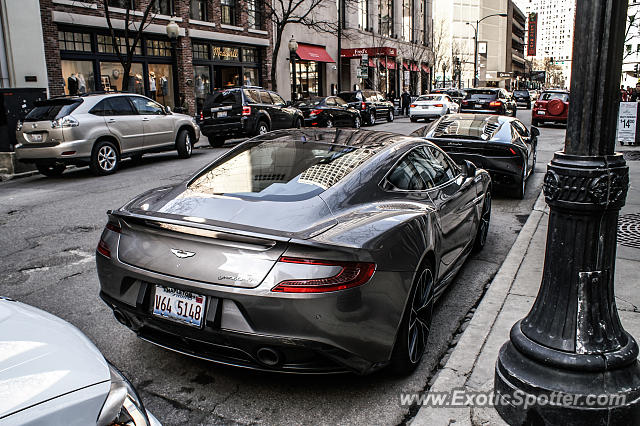 Aston Martin Vanquish spotted in Chicago, Illinois