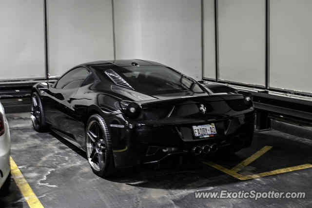 Ferrari 458 Italia spotted in Chicago, Illinois