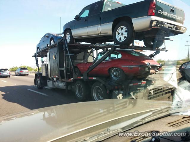 Jaguar E-Type spotted in Tucson, Arizona