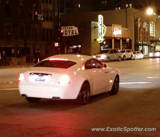 Rolls-Royce Wraith spotted in Chicago, Illinois