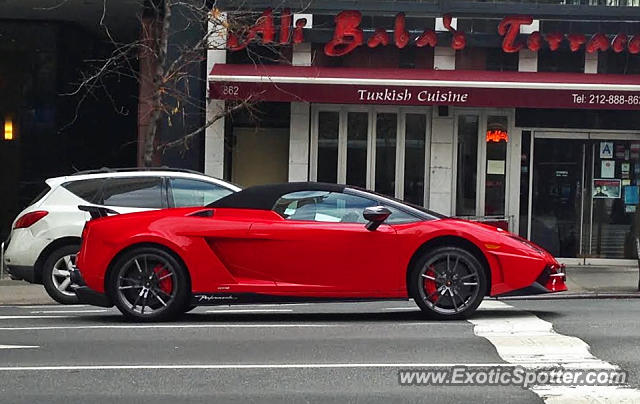Lamborghini Gallardo spotted in Manhattan, New York