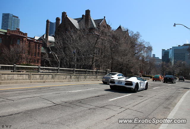 Lamborghini Aventador spotted in Toronto, Canada