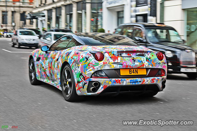Ferrari California spotted in London, United Kingdom