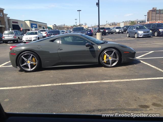 Ferrari 458 Italia spotted in Pittsburgh, Pennsylvania