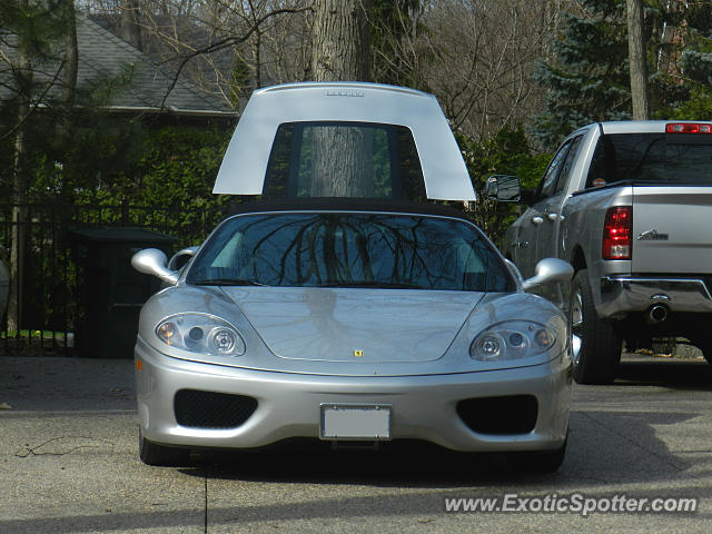 Ferrari 360 Modena spotted in Windsor, Ontario, Canada