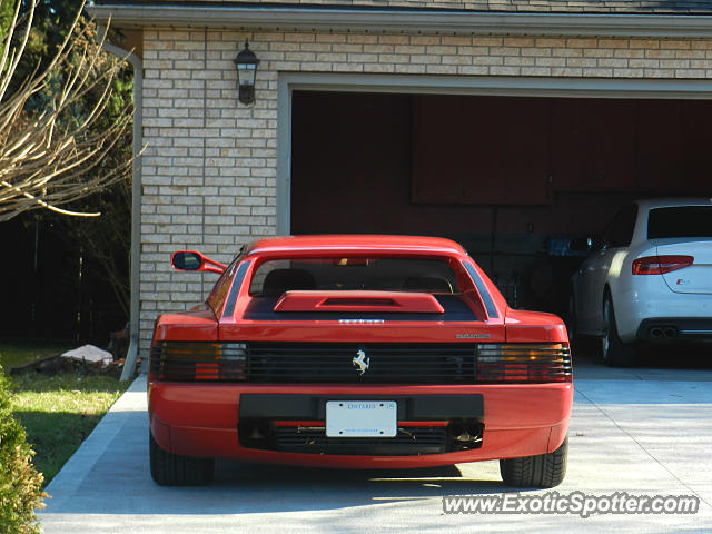 Ferrari Testarossa spotted in Windsor, Ontario, Canada