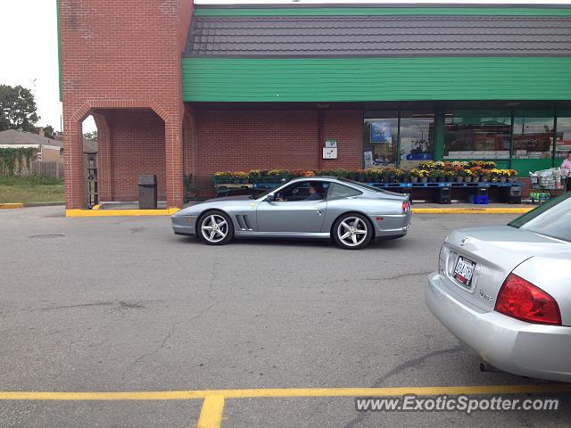 Ferrari 575M spotted in Guelph, Ontario, Canada