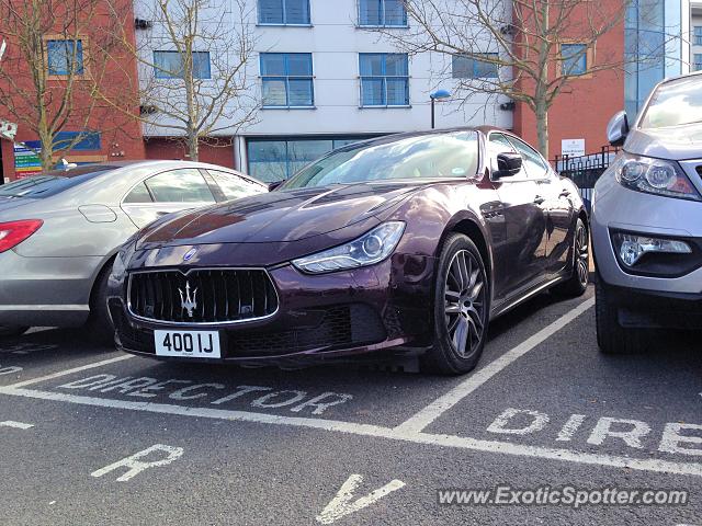 Maserati Ghibli spotted in Reading, United Kingdom