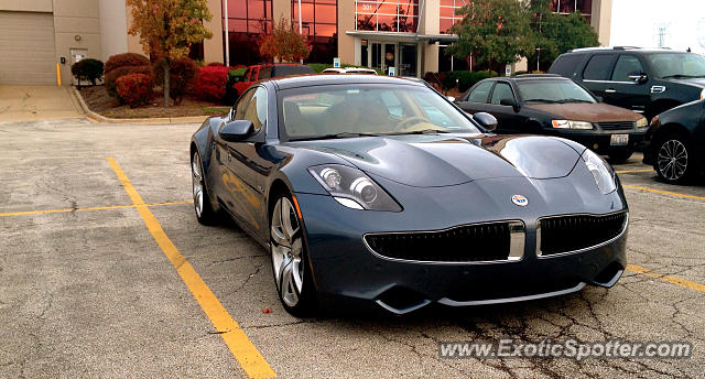 Fisker Karma spotted in Buffalo Grove, Illinois