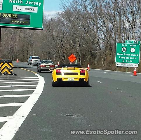 Lamborghini Gallardo spotted in Long Branch, New Jersey