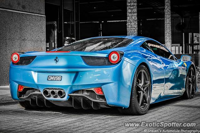 Ferrari 458 Italia spotted in Kuala Lumpur, Malaysia