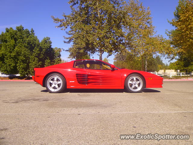 Ferrari Testarossa spotted in Woodland Hills, California