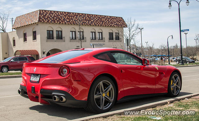 Ferrari F12 spotted in Shorewood, Wisconsin