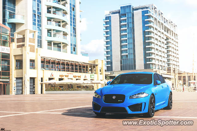 Jaguar XKR-S spotted in Herzeliya, Israel