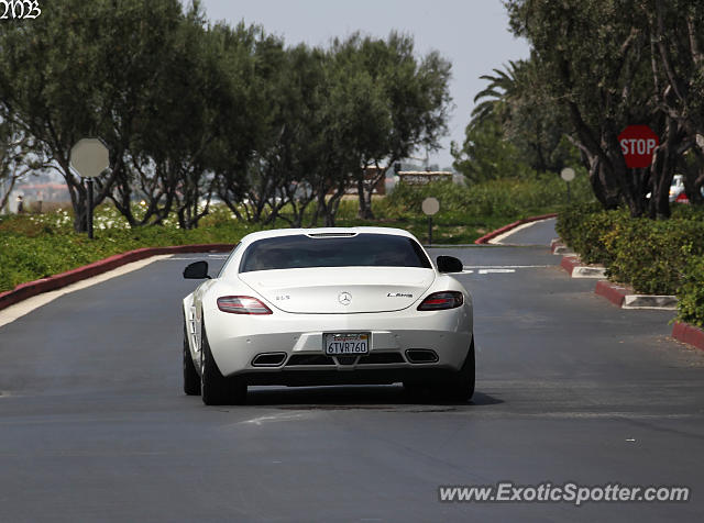 Mercedes SLS AMG spotted in Newport Beach, California