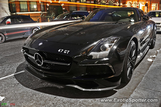 Mercedes SLS AMG spotted in London, United Kingdom