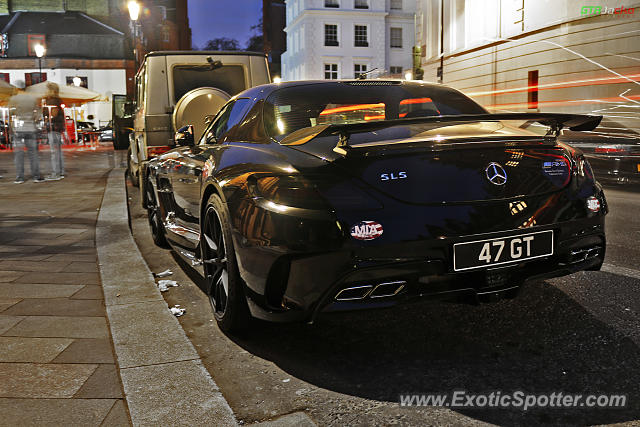 Mercedes SLS AMG spotted in London, United Kingdom