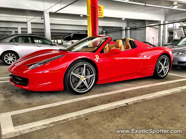 Ferrari 458 Italia spotted in Tyson's Corner, Virginia