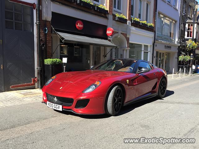 Ferrari 599GTO spotted in London, United Kingdom