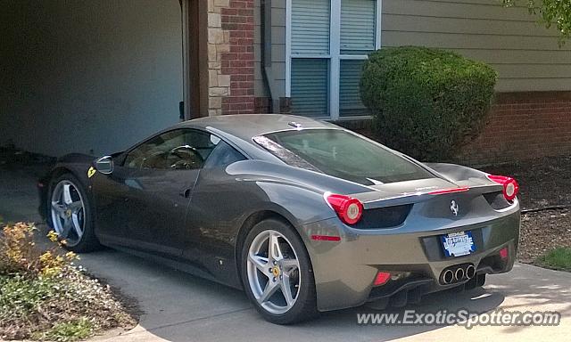 Ferrari 458 Italia spotted in Bloomington, Indiana