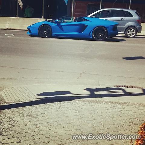 Lamborghini Aventador spotted in Montreal, Canada