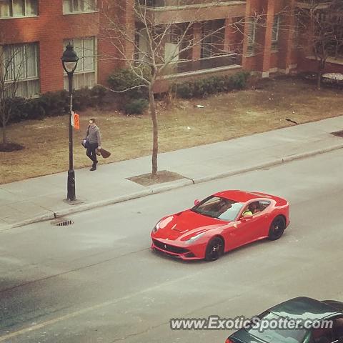 Ferrari F12 spotted in Montreal, Canada