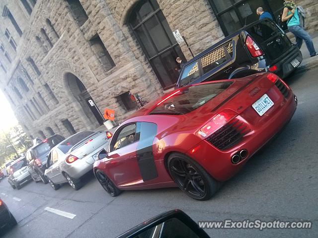 Audi R8 spotted in Montreal, Canada