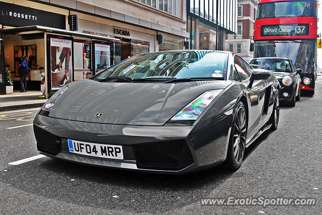 Lamborghini Gallardo spotted in London, United Kingdom